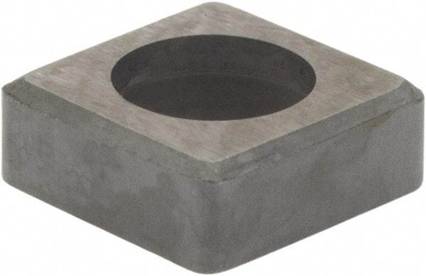 Hertel - 3/8" Inscribed Circle, Square External Turning Shim for Indexables - 1/8" Thick, ISSN Shim Style, Negative Rake, Neutral Cut - Eagle Tool & Supply