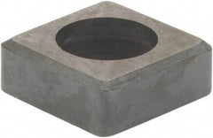Hertel - 3/8" Inscribed Circle, Square External Turning Shim for Indexables - 1/8" Thick, ISSN Shim Style, Negative Rake, Neutral Cut - Eagle Tool & Supply