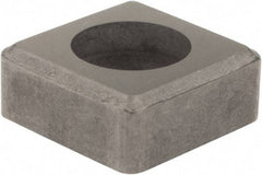 Hertel - 1/2" Inscribed Circle, Square External Turning Shim for Indexables - 3/16" Thick, ISSN Shim Style, Negative Rake, Neutral Cut - Eagle Tool & Supply