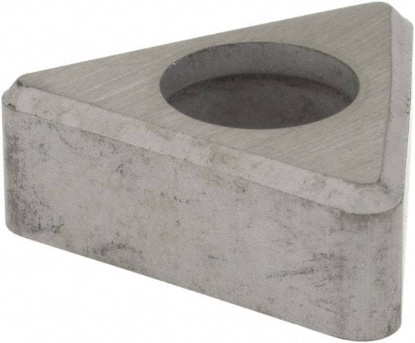 Hertel - 3/8" Inscribed Circle, Triangle External Turning Shim for Indexables - 3/16" Thick, ITSN Shim Style, Negative Rake, Neutral Cut - Eagle Tool & Supply