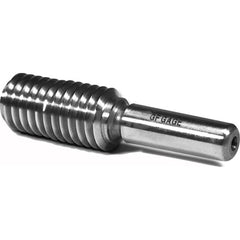 Thread Setting Go/No Go Gages; Type: Truncated Thread Setting Plug Gage; Go/No Go: No Go; Thread Size: 11/16-24; Classification: 2A; Calibrated: No; Traceability Certification Included: Certificate of Compliance; Thread Type: UNEF; Teeth per Inch: 24; Tee