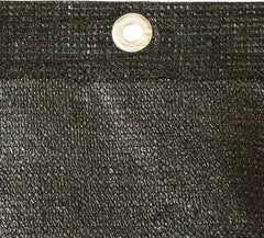 Tenax - Woven Polypropylene Privacy Screen - Black - Eagle Tool & Supply