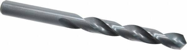 Walter-Titex - 1/2" 118° High Speed Steel Jobber Drill - Oxide Finish, Right Hand Cut, Spiral Flute, Straight Shank, 5-15/16" OAL, Standard Point - Eagle Tool & Supply