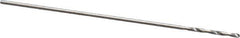 Walter-Titex - #80 118° High Speed Steel Jobber Drill - Oxide Finish, Right Hand Cut, Spiral Flute, Straight Shank, 3/4" OAL, Standard Point - Eagle Tool & Supply