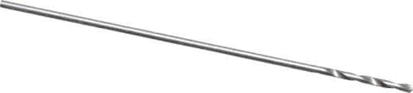 Walter-Titex - #79 118° High Speed Steel Jobber Drill - Oxide Finish, Right Hand Cut, Spiral Flute, Straight Shank, 3/4" OAL, Standard Point - Eagle Tool & Supply