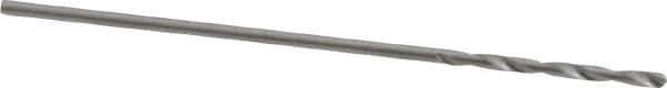 Walter-Titex - #72 118° High Speed Steel Jobber Drill - Oxide Finish, Right Hand Cut, Spiral Flute, Straight Shank, 1" OAL, Standard Point - Eagle Tool & Supply