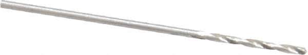 Walter-Titex - #66 118° High Speed Steel Jobber Drill - Oxide Finish, Right Hand Cut, Spiral Flute, Straight Shank, 1-3/16" OAL, Standard Point - Eagle Tool & Supply