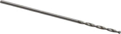 Walter-Titex - #62 118° High Speed Steel Jobber Drill - Oxide Finish, Right Hand Cut, Spiral Flute, Straight Shank, 1-5/16" OAL, Standard Point - Eagle Tool & Supply