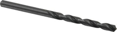 Walter-Titex - #5 118° High Speed Steel Jobber Drill - Oxide Finish, Right Hand Cut, Spiral Flute, Straight Shank, 3-3/8" OAL, Standard Point - Eagle Tool & Supply
