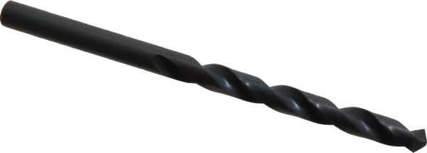 Walter-Titex - #1 118° High Speed Steel Jobber Drill - Oxide Finish, Right Hand Cut, Spiral Flute, Straight Shank, 3-21/32" OAL, Standard Point - Eagle Tool & Supply