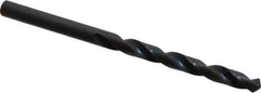 Walter-Titex - #1 118° High Speed Steel Jobber Drill - Oxide Finish, Right Hand Cut, Spiral Flute, Straight Shank, 3-21/32" OAL, Standard Point - Eagle Tool & Supply