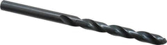 Walter-Titex - 5.9mm 118° High Speed Steel Jobber Drill - Oxide Finish, Right Hand Cut, Spiral Flute, Straight Shank, 3-21/32" OAL, Standard Point - Eagle Tool & Supply