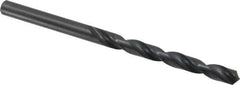Walter-Titex - 6.3mm 118° High Speed Steel Jobber Drill - Oxide Finish, Right Hand Cut, Spiral Flute, Straight Shank, 3-31/32" OAL, Standard Point - Eagle Tool & Supply