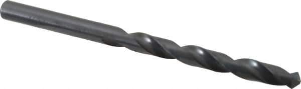 Walter-Titex - 7.2mm 118° High Speed Steel Jobber Drill - Oxide Finish, Right Hand Cut, Spiral Flute, Straight Shank, 4-19/64" OAL, Standard Point - Eagle Tool & Supply