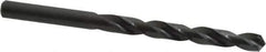 Walter-Titex - 8mm 118° High Speed Steel Jobber Drill - Oxide Finish, Right Hand Cut, Spiral Flute, Straight Shank, 4-39/64" OAL, Standard Point - Eagle Tool & Supply