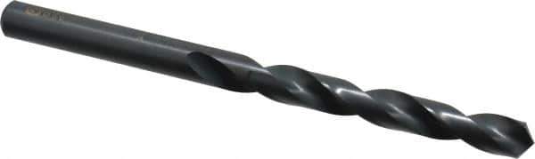 Walter-Titex - 8.9mm 118° High Speed Steel Jobber Drill - Oxide Finish, Right Hand Cut, Spiral Flute, Straight Shank, 4-59/64" OAL, Standard Point - Eagle Tool & Supply