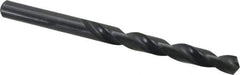 Walter-Titex - 9.6mm 118° High Speed Steel Jobber Drill - Oxide Finish, Right Hand Cut, Spiral Flute, Straight Shank, 5-15/64" OAL, Standard Point - Eagle Tool & Supply