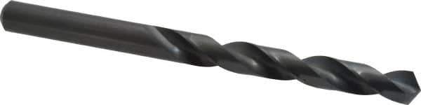 Walter-Titex - 10mm 118° High Speed Steel Jobber Drill - Oxide Finish, Right Hand Cut, Spiral Flute, Straight Shank, 5-15/64" OAL, Standard Point - Eagle Tool & Supply