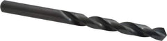 Walter-Titex - 10mm 118° High Speed Steel Jobber Drill - Oxide Finish, Right Hand Cut, Spiral Flute, Straight Shank, 5-15/64" OAL, Standard Point - Eagle Tool & Supply
