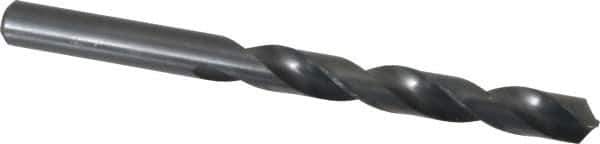 Walter-Titex - 11.2mm 118° High Speed Steel Jobber Drill - Oxide Finish, Right Hand Cut, Spiral Flute, Straight Shank, 5-19/32" OAL, Standard Point - Eagle Tool & Supply