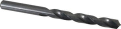 Walter-Titex - 11.2mm 118° High Speed Steel Jobber Drill - Oxide Finish, Right Hand Cut, Spiral Flute, Straight Shank, 5-19/32" OAL, Standard Point - Eagle Tool & Supply