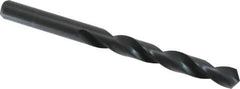 Walter-Titex - 11.5mm 118° High Speed Steel Jobber Drill - Oxide Finish, Right Hand Cut, Spiral Flute, Straight Shank, 5-19/32" OAL, Standard Point - Eagle Tool & Supply
