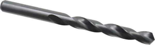 Walter-Titex - 12mm 118° High Speed Steel Jobber Drill - Oxide Finish, Right Hand Cut, Spiral Flute, Straight Shank, 5-15/16" OAL, Standard Point - Eagle Tool & Supply