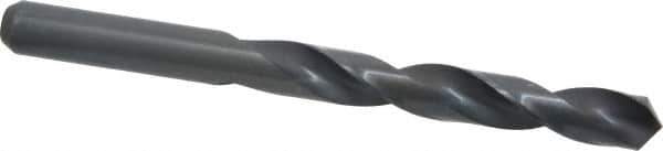Walter-Titex - 13mm 118° High Speed Steel Jobber Drill - Oxide Finish, Right Hand Cut, Spiral Flute, Straight Shank, 5-15/16" OAL, Standard Point - Eagle Tool & Supply