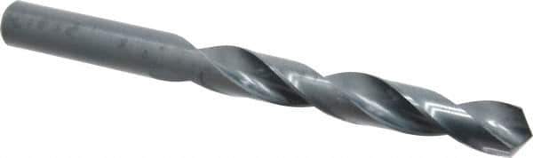 Walter-Titex - 17mm 118° High Speed Steel Jobber Drill - Oxide Finish, Right Hand Cut, Spiral Flute, Straight Shank, 7-1/4" OAL, Standard Point - Eagle Tool & Supply