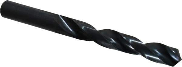 Walter-Titex - 20mm 118° High Speed Steel Jobber Drill - Oxide Finish, Right Hand Cut, Spiral Flute, Straight Shank, 8-5/64" OAL, Standard Point - Eagle Tool & Supply