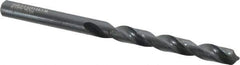 Walter-Titex - Letter M 118° High Speed Steel Jobber Drill - Oxide Finish, Right Hand Cut, Spiral Flute, Straight Shank, 4-9/32" OAL, Standard Point - Eagle Tool & Supply
