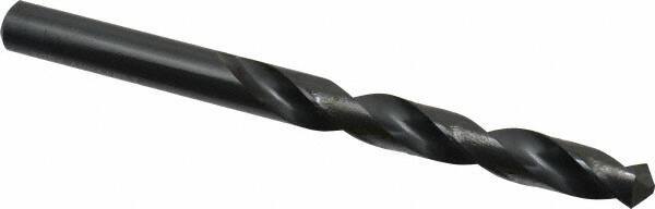 Walter-Titex - Letter Z 118° High Speed Steel Jobber Drill - Oxide Finish, Right Hand Cut, Spiral Flute, Straight Shank, 5-1/4" OAL, Standard Point - Eagle Tool & Supply