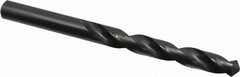 Walter-Titex - Letter Z 118° High Speed Steel Jobber Drill - Oxide Finish, Right Hand Cut, Spiral Flute, Straight Shank, 5-1/4" OAL, Standard Point - Eagle Tool & Supply