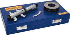Fowler - 0.2 to 2.2", Mechanical Inside Micrometer - 0.01mm Graduation, 0.0002" Accuracy, Ratchet Stop Thimble - Eagle Tool & Supply