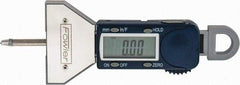Fowler - 0" to 22" Metal (Rod) & Plastic (Body) Electronic Depth Gage - 0.02mm Accuracy, 0.01mm Resolution, 53mm Base Length - Eagle Tool & Supply