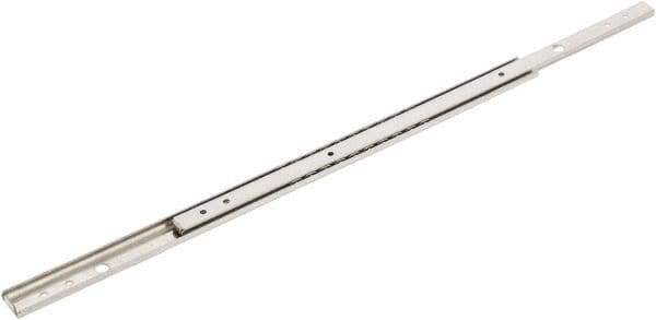 Sugatsune - 13-51/64" Slide Length, 8-53/64" Travel Length, Stainless Steel Ball Bearing Slide - 66 Lb Capacity at Full Extension - Eagle Tool & Supply