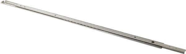 Sugatsune - 19-45/64" Slide Length, 15-9/64" Travel Length, Stainless Steel Ball Bearing Slide - 66 Lb Capacity at Full Extension - Eagle Tool & Supply