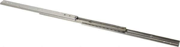 Sugatsune - 9-55/64" Slide Length, 10-39/64" Travel Length, Stainless Steel Ball Bearing Slide - 66 Lb Capacity at Full Extension - Eagle Tool & Supply