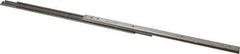 Sugatsune - 13-51/64" Slide Length, 14-35/64" Travel Length, Stainless Steel Ball Bearing Slide - 66 Lb Capacity at Full Extension - Eagle Tool & Supply