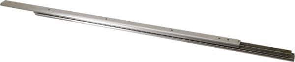 Sugatsune - 19-45/64" Slide Length, 20-27/32" Travel Length, Stainless Steel Ball Bearing Slide - 66 Lb Capacity at Full Extension - Eagle Tool & Supply