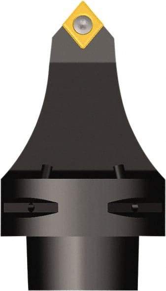 Seco - Neutral Cut, Size C6, CC.. 43 Insert Compatiblity, External Modular Turning & Profiling Cutting Unit Head - 89.92mm Head Length, Series Seco-Capto - Eagle Tool & Supply