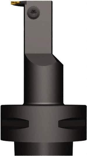 Seco - LCMF 1902 Insert, 74.93mm Head Length, 2mm Min Groove Width, Modular Grooving Cutting Unit Head - Right Hand Cut, System Size C5, Series Multi-Directional Turning (MDT), Seco-Capto - Eagle Tool & Supply