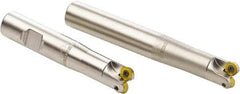 Seco - 16mm Cutting Diam, 16mm Shank Diam, 4mm Max Depth of Cut, Straight Shank Indexable Copy End Mill - 2 Inserts, RD.. 0803 Insert, R217.29 Toolholder - Eagle Tool & Supply