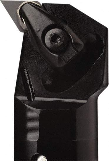 Seco - 32mm Min Bore Diam, 200mm OAL, 25mm Shank Diam, A-DDUN Indexable Boring Bar - 27mm Max Bore Depth, DNMA 1104.. Insert, Pin & Clamp Holding Method - Eagle Tool & Supply