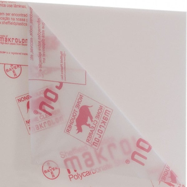 Made in USA - 51" x 4' x 3/16" White Polycarbonate Sheet - Eagle Tool & Supply
