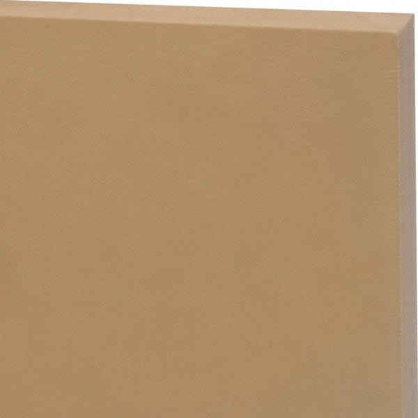 Made in USA - 1' x 1' x 1/4" Mustard Yellow Kevlar/Nylon Sheet - Eagle Tool & Supply