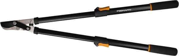 Fiskars - Telescopic Lopper - 1-3/4" Long Steel Blade, 37" Long Comfort Hand Grip Handle - Eagle Tool & Supply