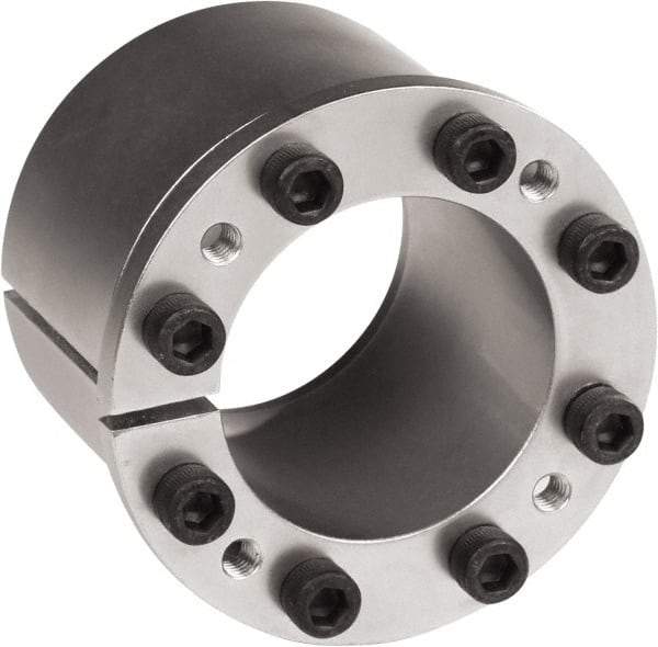 Climax Metal Products - 13/16" Bore Diam, 1-3/4" OD, Shaft Locking Device - 5 Screws, 7/8" OAW, 2,779 Ft/Lb Max Torque - Eagle Tool & Supply