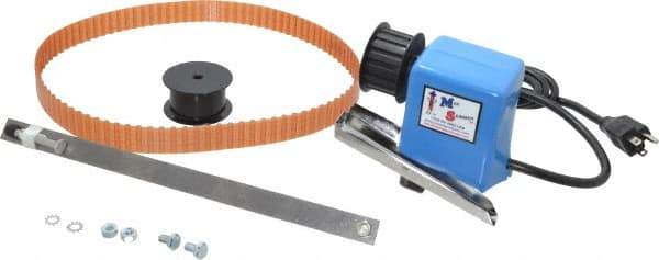 Mini-Skimmer - 12" Reach, 1 GPH Oil Removal Capacity, 115 Max Volt Rating, Belt Oil Skimmer - 40 to 125°F - Eagle Tool & Supply