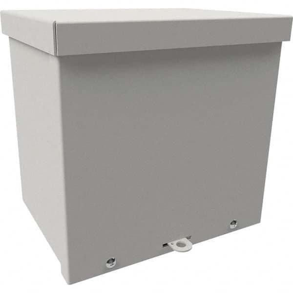 Wiegmann - NEMA 3R Steel Junction Box Enclosure with Screw Cover - Eagle Tool & Supply